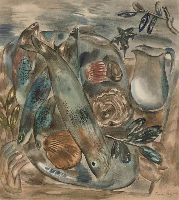 Still Life, Fish and Shells