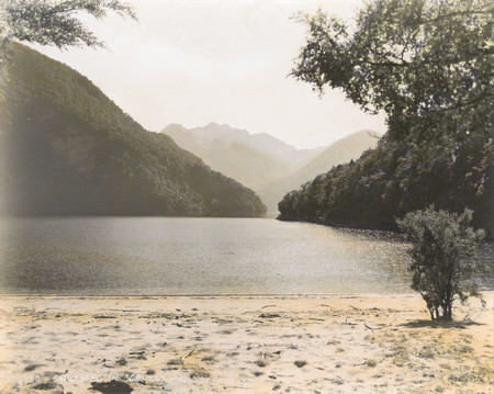 Bridget Reweti 4860 SATURATED IN SCENERY 2021. Whenua coloured silver gelatin print. Collection of Christchurch Art Gallery Te Puna o Waiwhetū, purchased 2022