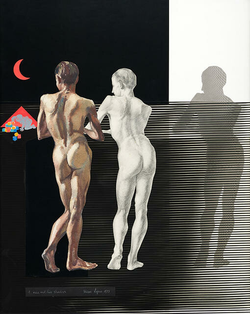 A man and his shadows