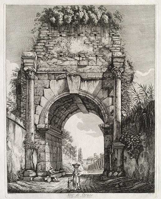 Arco di Druso, su del quale passava il Condotto Antoniano