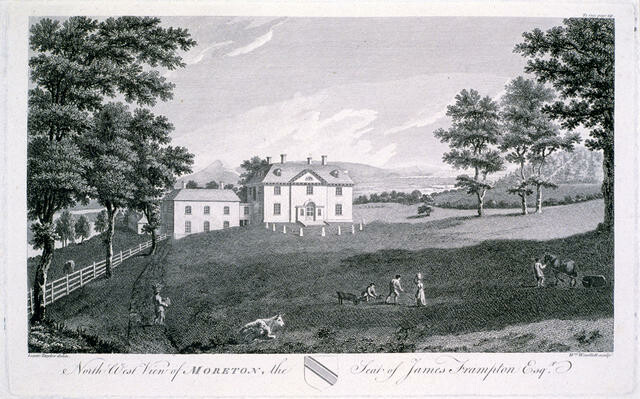 North West View of Moreton, The Seat of James Frampton Esq.