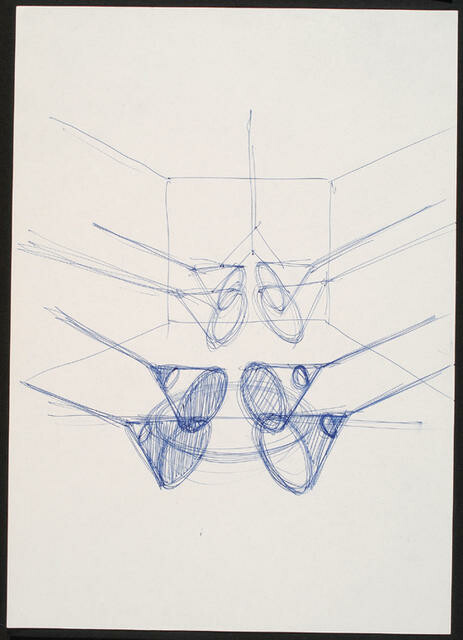 Seascape - documentation: preparatory drawing