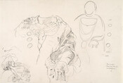 Untitled [sketch for portrait]