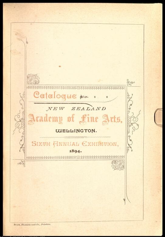 NZAFA sixth exhibition, 1894