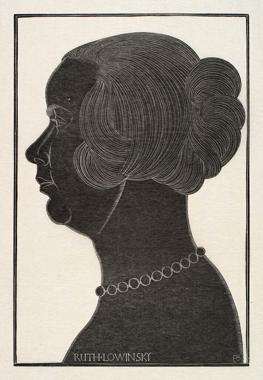 Ruth Lowinsky by Eric Gill