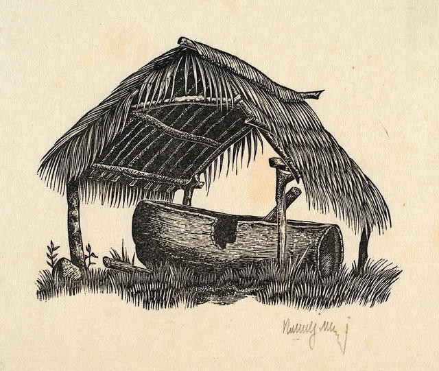 Untitled (Thatched Shelter)
