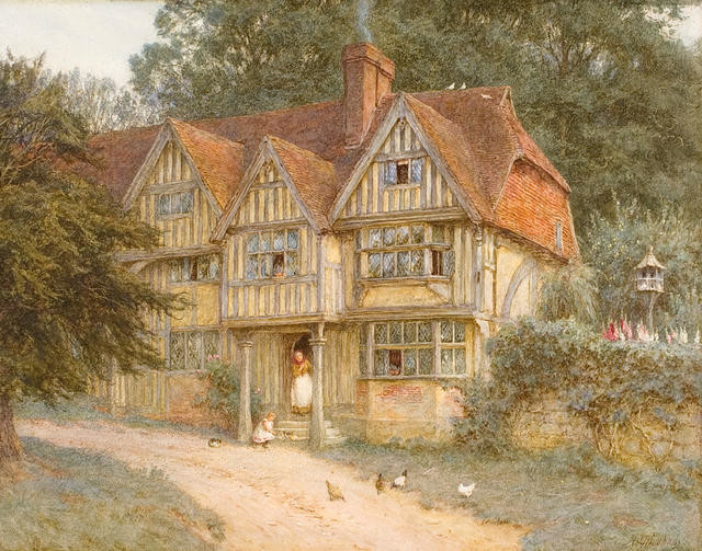 Tudor cottage, Chiddingstone, Kent