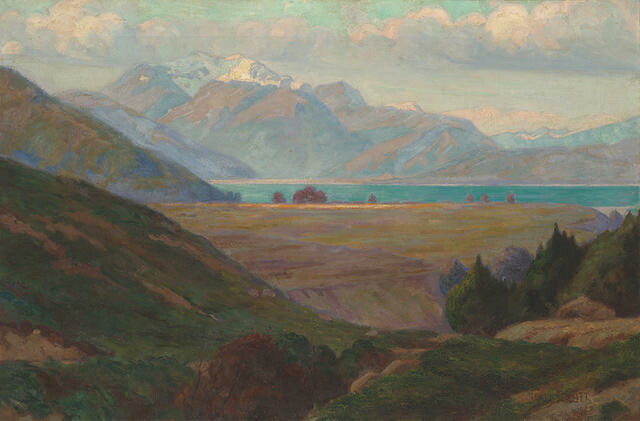Mt Earnslaw From Elfin Bay