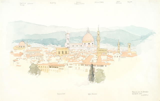 Florence from the Belvedere, 26 March 1974