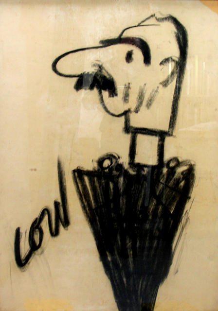 Caricature of Neville Chamberlain
