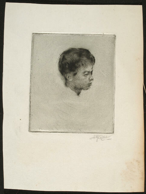 Untitled [Head of a Boy]