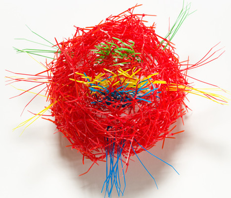 John Hurrell Thingie from Things (a Baker's Dozen) 2013. Plastic peg basket, nylon cable ties. Courtesy of the artist