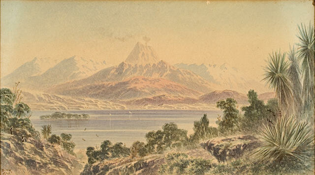 Taupo - Moaria, Tangariro and Ruapehu, North Island, N.Z.