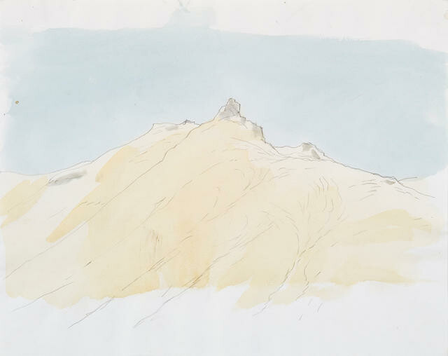 Study For ‘Te Tihi O Kahukura And Sky’ Series