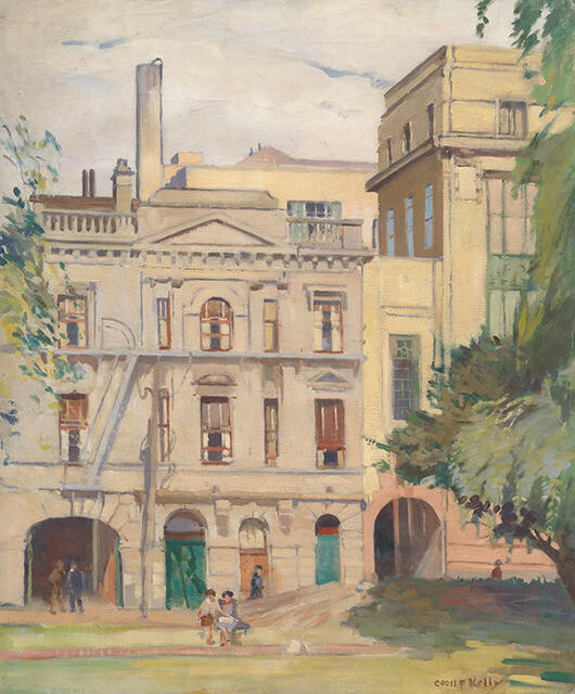 Clarendon Hotel, Oxford Terrace by Cecil Kelly