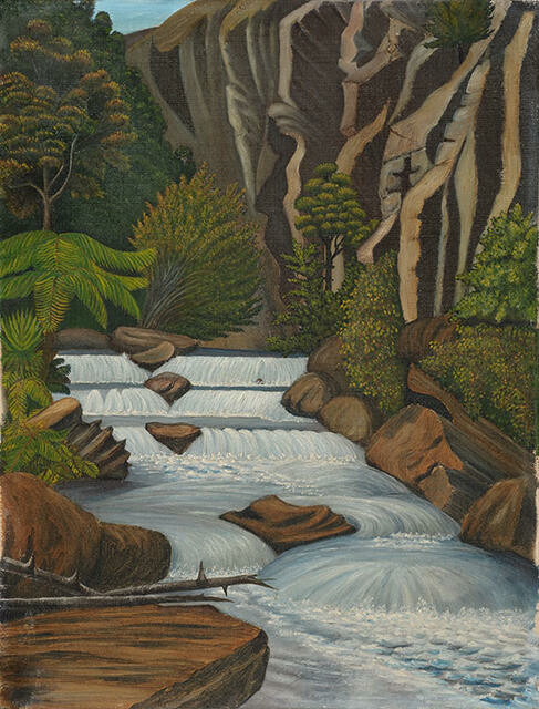 Water Flowing Over Rocks
