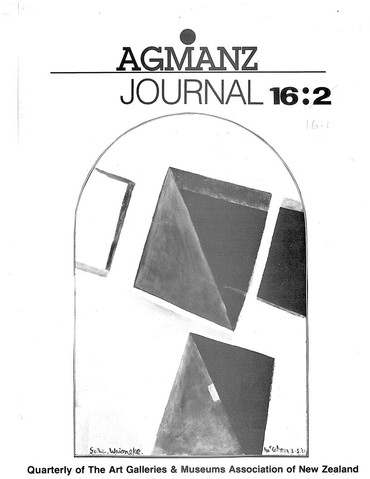AGMANZ Journal Volume 16 Number 1 March 1985