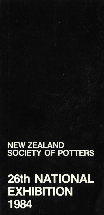 NZ Society of Potters 26th exhibition, 1984
