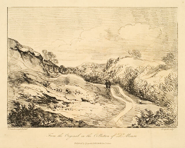 Landscape With Two Figures (From The Original In The Collection Of Dr Monro)