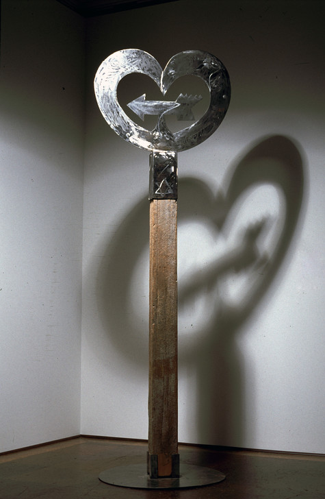 Paratene Matchitt Heart Of Steel 1994. Mixed media. Collection of Christchurch Art Gallery Te Puna o Waiwhetū, purchased, 1995