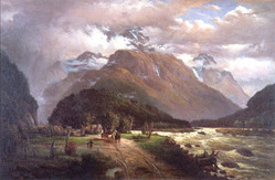 Clearing up after Rain, Foot of Otira Gorge