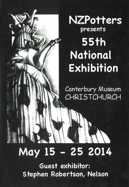 NZ Society of Potters, 55th exhibition, 2014