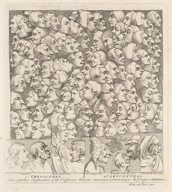 Characters and caricaturas