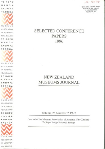 NZMJ Volume 26 Number 2 Summer 1997