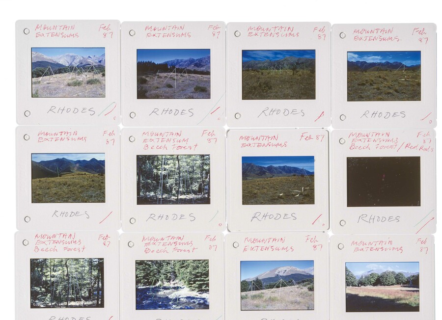 A selection of archival slides by Pauline Rhodes, 1987–8