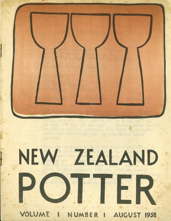 New Zealand Potter volume 1 number 1 August 1958