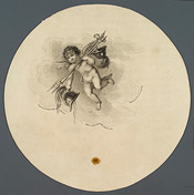 Cherub With Helmets and Lances