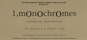 <p>Julia Morison: Monochromes</p>