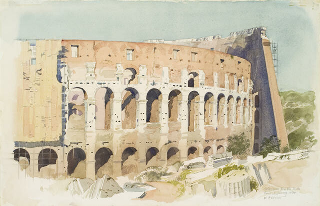 Colosseum From The South, Rome, 5 January 1974