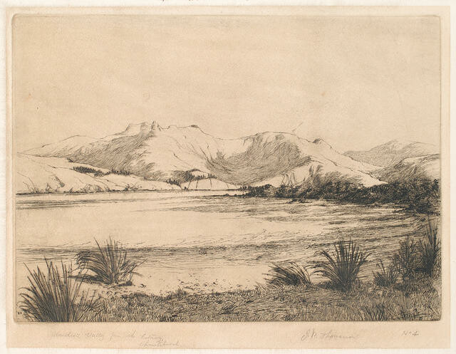 Heathcote Valley from its Estuary, Christchurch