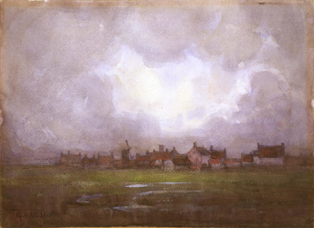 Storm Clouds, Blythburgh, Suffolk [also known as Suffolk Village]