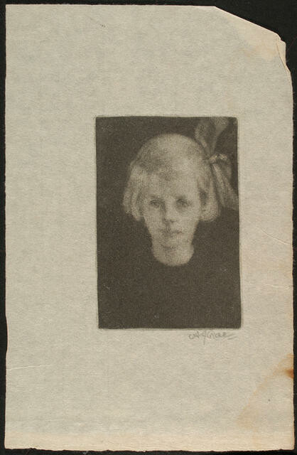 Untitled [Head of a girl]