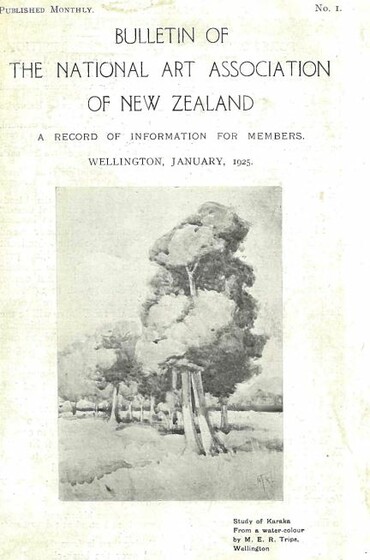 Bulletin of the NAANZ, issue 1, January 1925