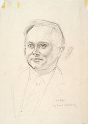 Study for portrait of Frank Dickson Esq.
