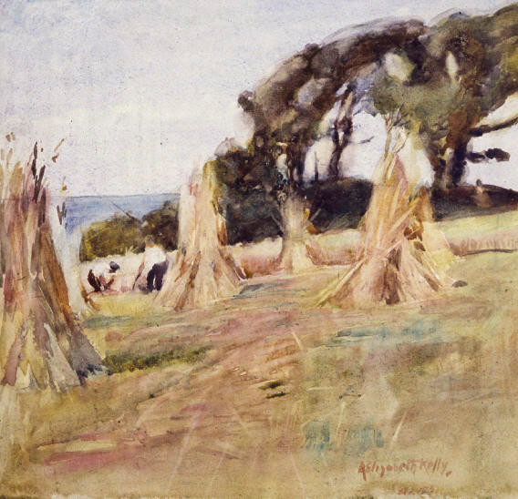 Harvesting, St. Ives by Elizabeth Kelly