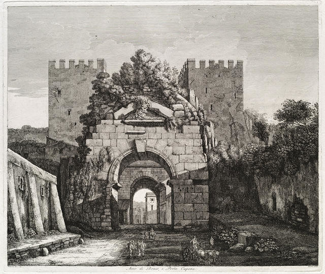 Arco di Druso, e Porta Capena