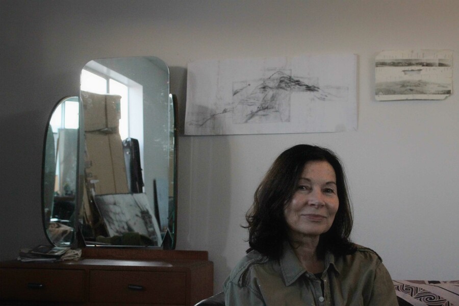 Jennifer Rendall in her studio, 2025. Photos: Kirsty Dunn