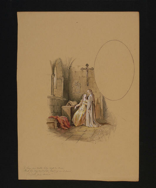 “O pray you, noble lady, weep no more; But let my words, the words of one so small,[Who knowing nothing knows but to obey, And if I do not there is penance given—] Comfort your sorrows (Tennyson, Idylls of the King)