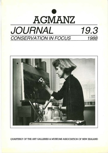 AGMANZ Journal Volume 19 Number 3 1988