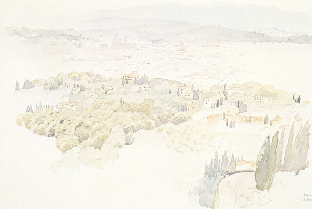 Florence from Fiesole, 5 April 1974