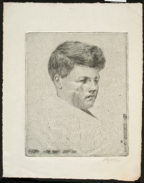 Untitled [Head of a boy]