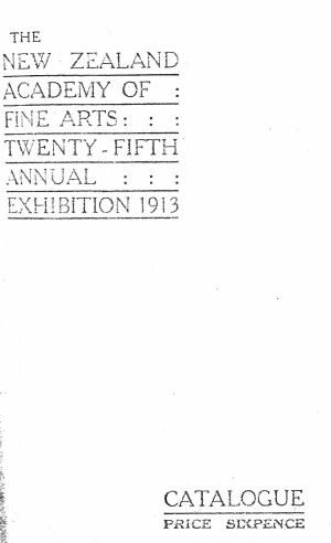 NZAFA 25th exhibition, 1913