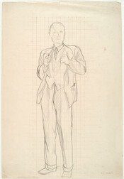 Rene Lonsdale study for 'Homage to Frances Hodgkins'