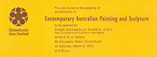 Christchurch Arts Festival 1973: Contemporary Australian Painting and Sculpture