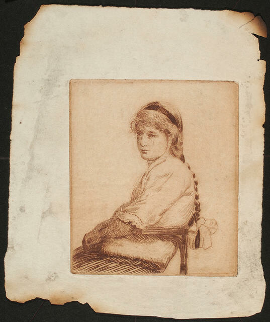 Untitled [girl seated]