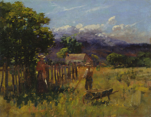 James Nairn A summer idyll 1987. Oil on canvas. Collection of Christchurch Art Gallery Te Puna o Waiwhetū, presented by the Canterbury Society of Arts 1932